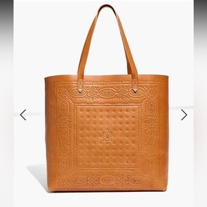 Madewell The Transport Tote Bandana Embossed Edition
